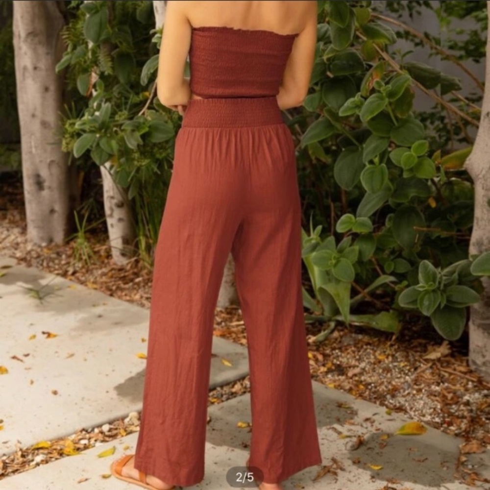 2 piece crop top pants set - Picture 3 of 14